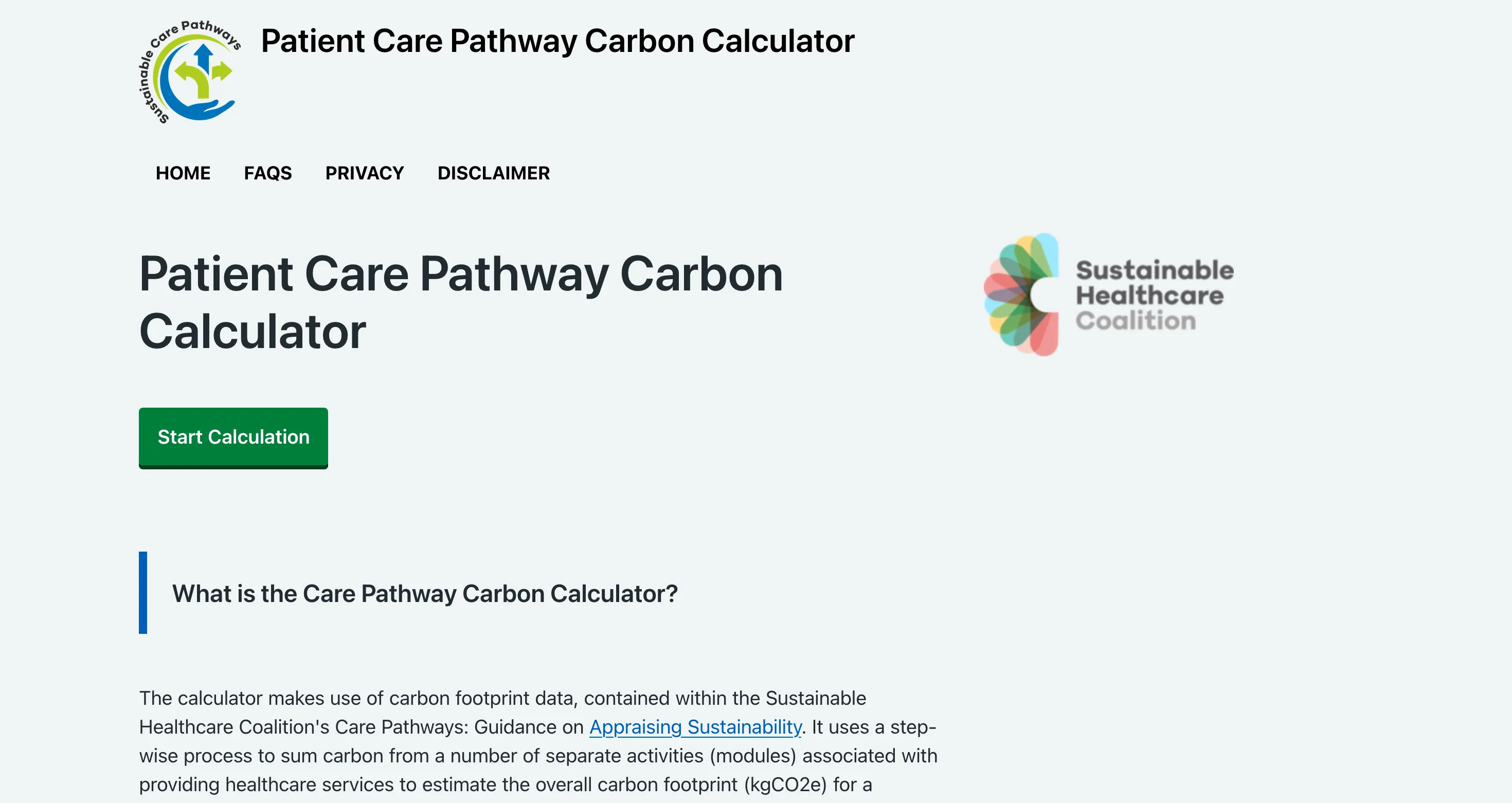 Care Pathway Calculator